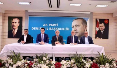 AK Parti Genel Başkan Yardımcısı Yerel Yönetimler Başkanı Yusuf Ziya Yılmaz, AK Parti Denizli İl Başkanlığını ziyaret etti