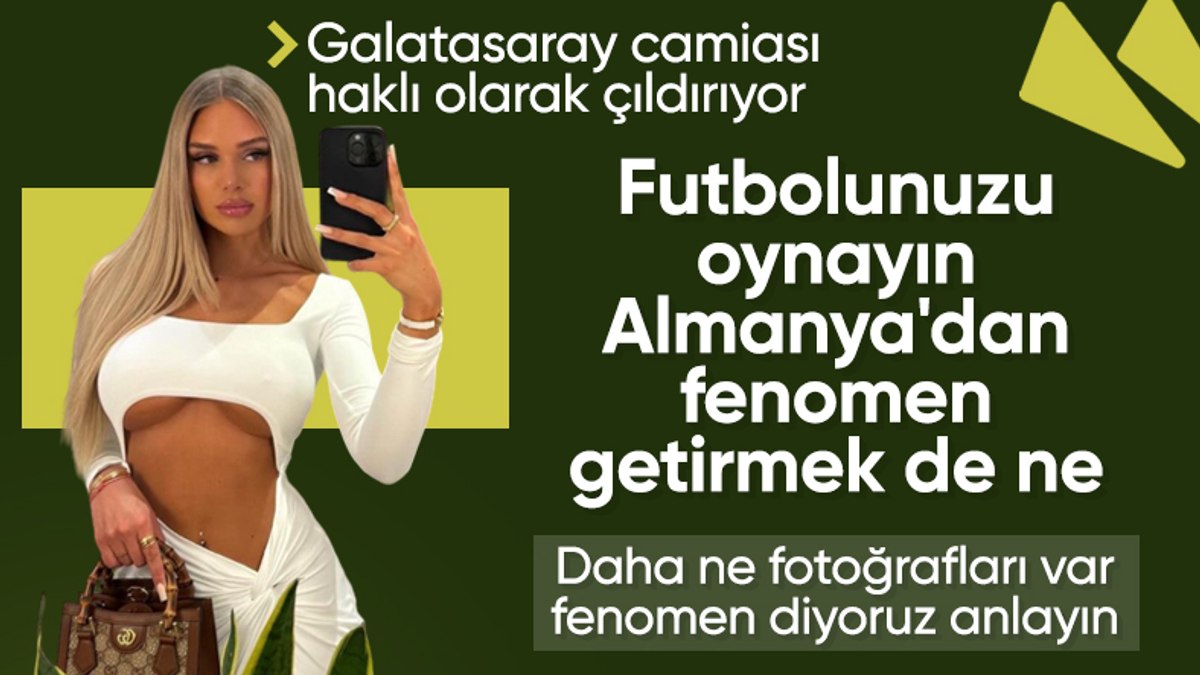 Galatasaraylı genç bir futbolcu, Almanya’dan OnlyFans yayıncısı çağırdı