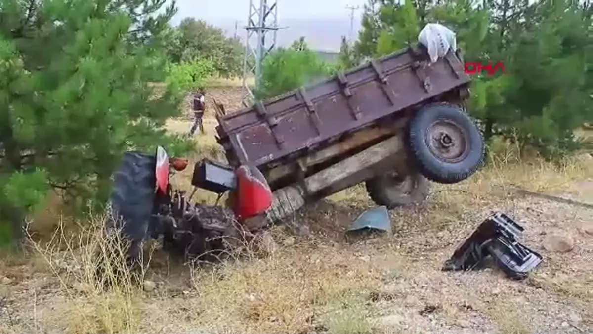 Malatya’da Traktör ile Yolcu Otobüsü Çarpıştı: 1 Ölü, 1 Yaralı